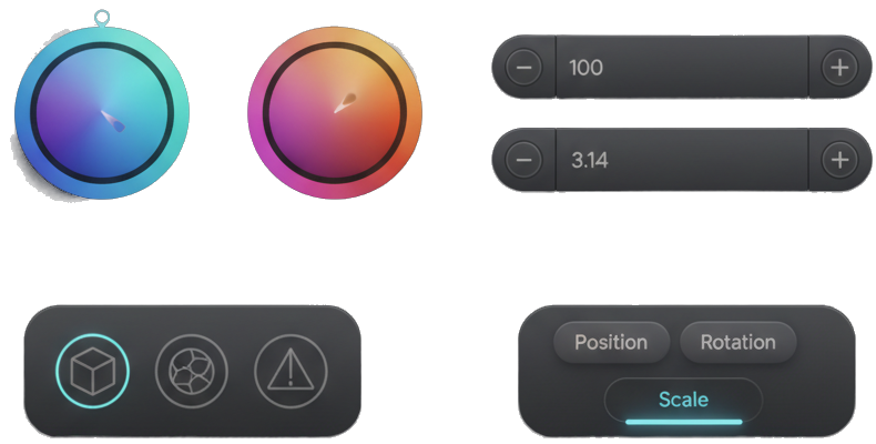 Collection of generated UI controls